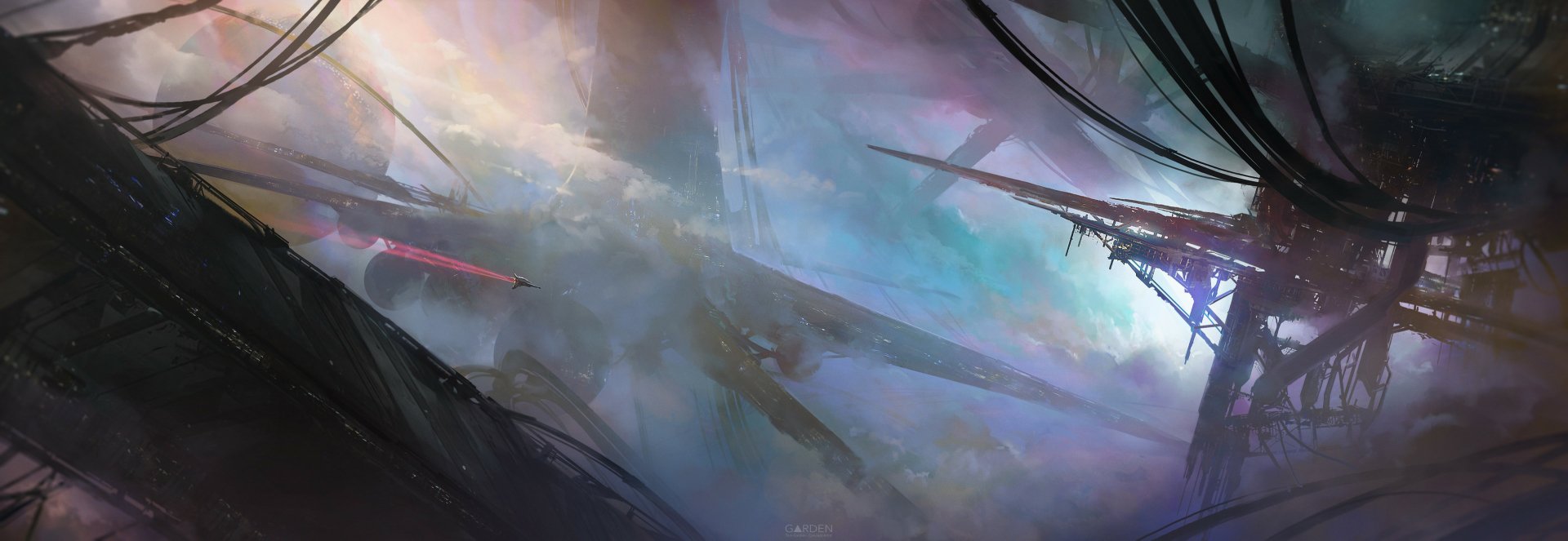 Download Sci Fi Landscape HD Wallpaper by Tom Garden