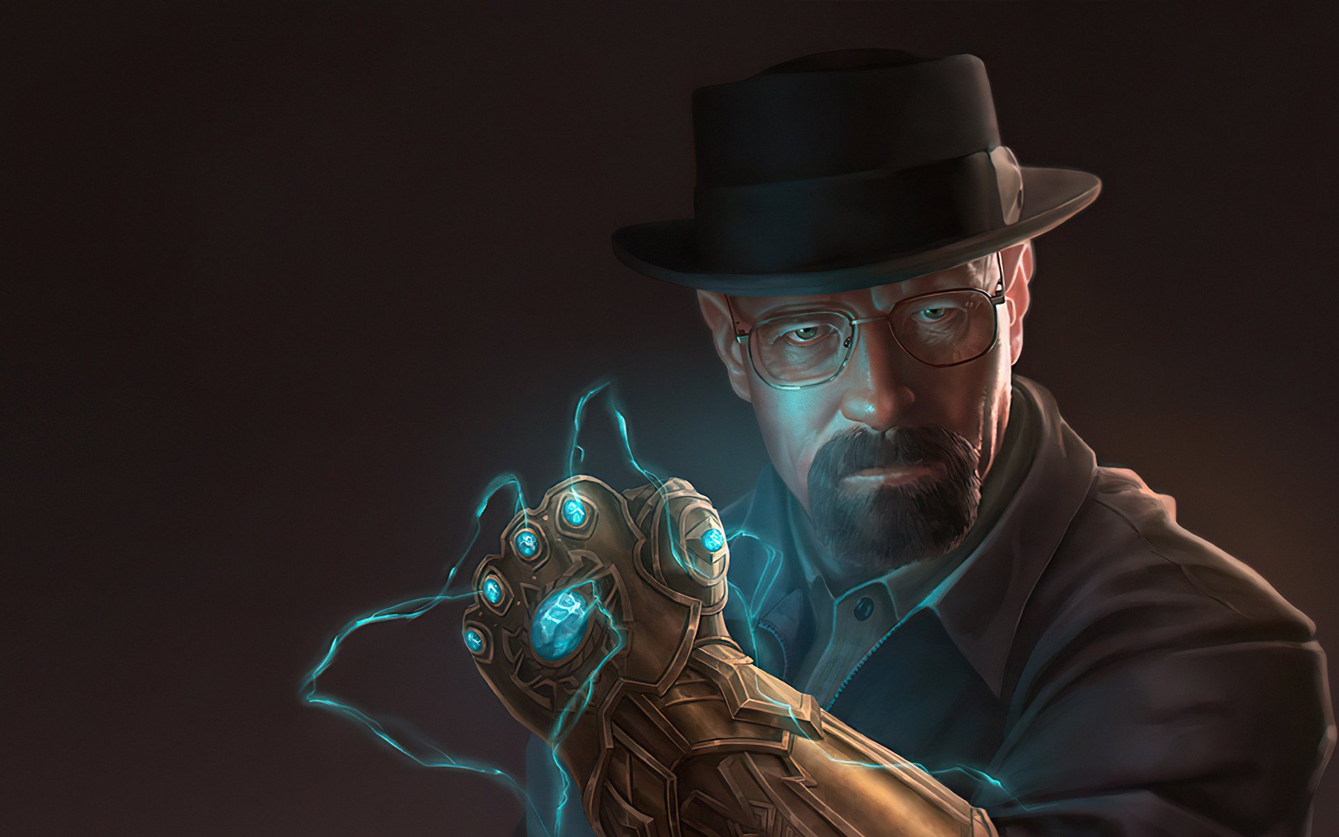 Download Infinity Gauntlet Walter White TV Show Breaking Bad HD Wallpaper by Andy Timm