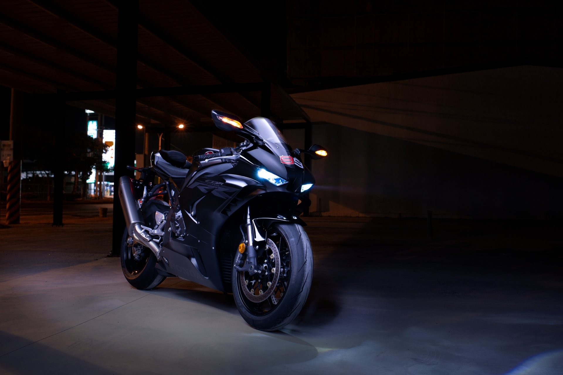 Download Motorcycle Vehicle Honda CBR600RR 4k Ultra HD Wallpaper