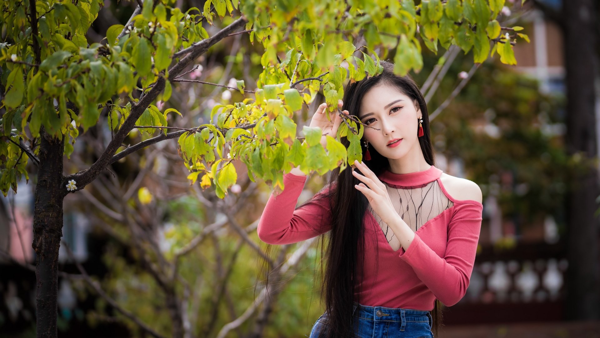 Download Long Hair Woman Asian 4k Ultra HD Wallpaper