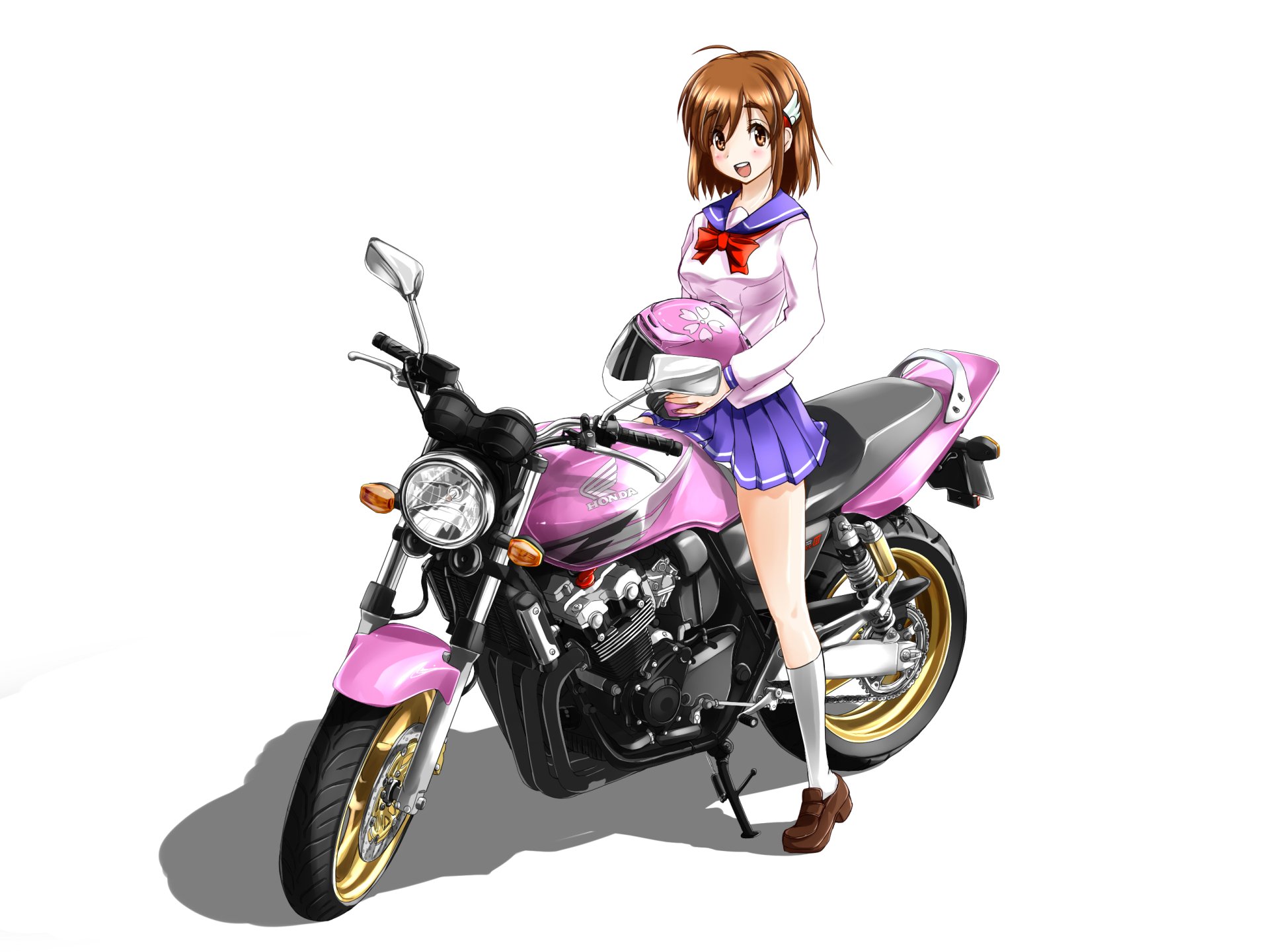 Download Hane Sakura Anime Bakuon!! HD Wallpaper by まりも氏