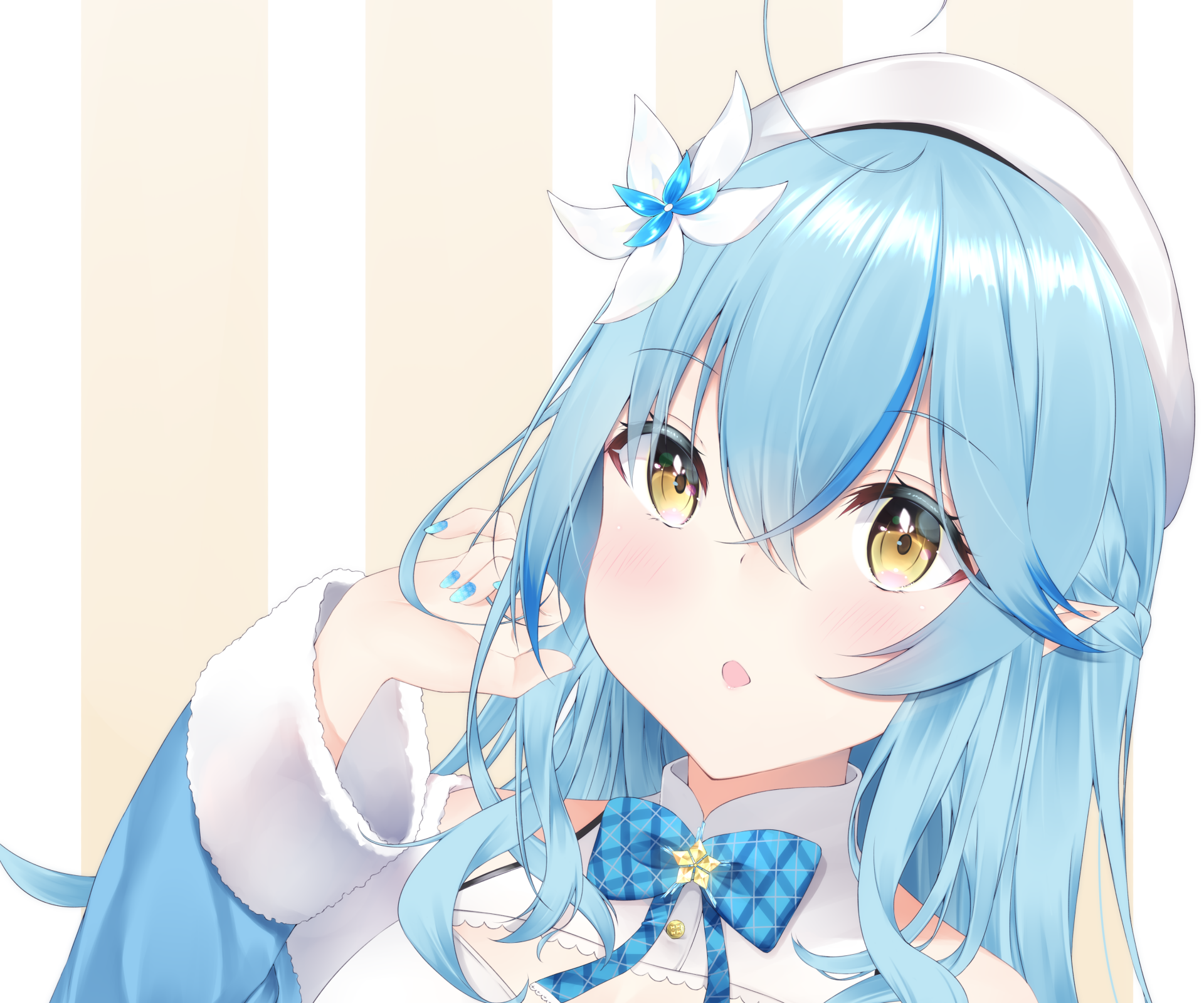 Download Hololive Yukihana Lamy Anime Virtual Youtuber HD Wallpaper