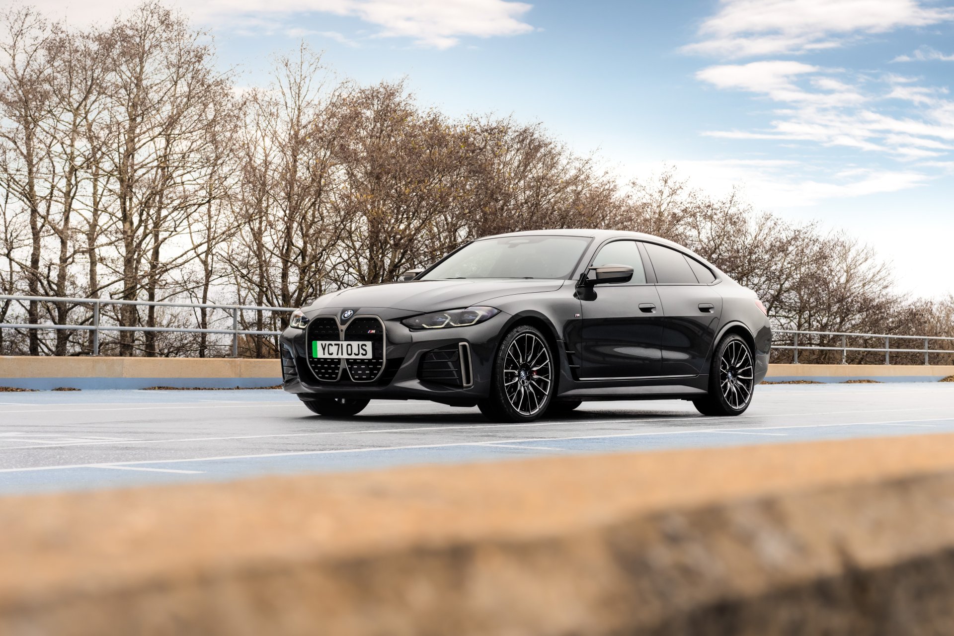 Download Vehicle BMW I4 M50 4k Ultra HD Wallpaper