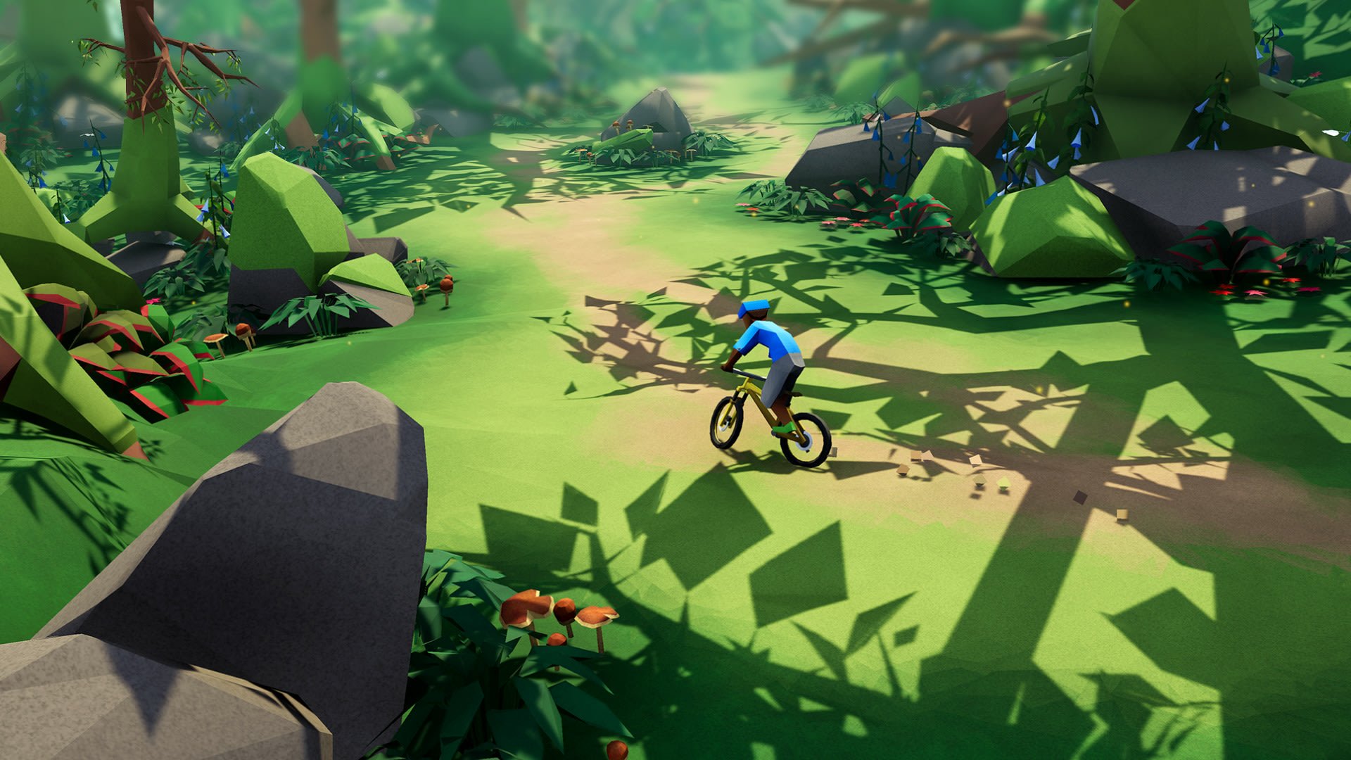 Download Video Game Lonely Mountains: Downhill HD Wallpaper