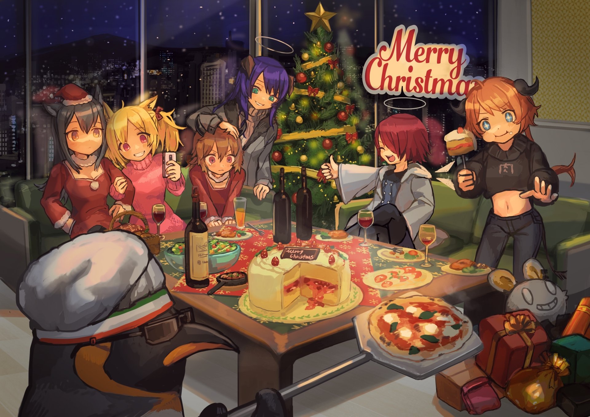 Download Exusiai (Arknights) Mostima (Arknights) The Emperor (Arknights) Texas (Arknights) Sora (Arknights) Croissant (Arknights) Video Game Arknights HD Wallpaper