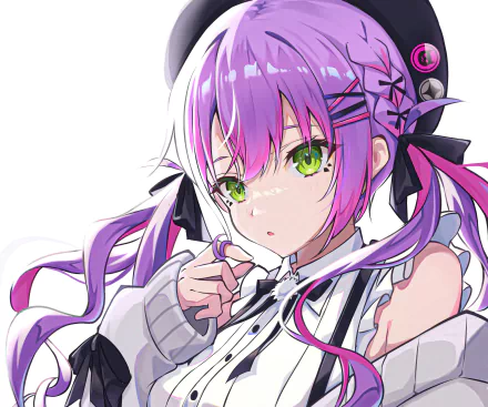 hololive Tokoyami Towa Anime Virtual Youtuber HD Desktop Wallpaper | Background Image