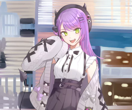 hololive Tokoyami Towa Anime Virtual Youtuber HD Desktop Wallpaper | Background Image