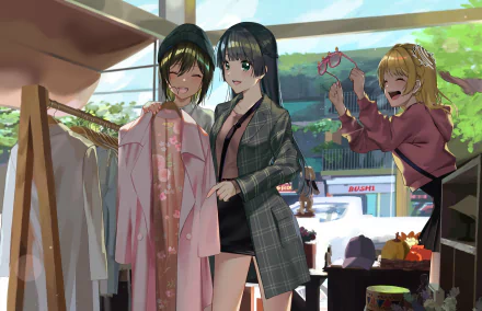 Rei Togetsu Akashi Maho Rinku Aimoto video game D4DJ HD Desktop Wallpaper | Background Image