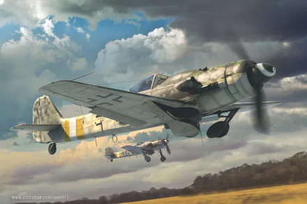 luftwaffe military Focke-Wulf Fw 190 HD Desktop Wallpaper | Background Image