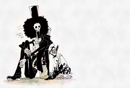 Brook (One Piece) Ryuma (One Piece) Anime One Piece HD Desktop Wallpaper | Background Image