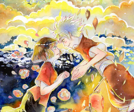 Anime Big Fish & Begonia HD Desktop Wallpaper | Background Image