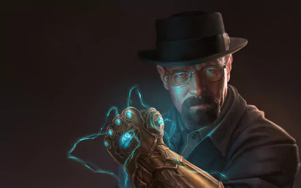Infinity Gauntlet Walter White TV Show Breaking Bad HD Desktop Wallpaper | Background Image