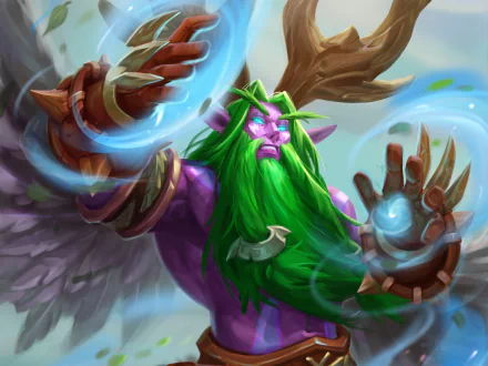  Malfurion with its nature powers