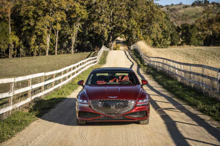 Genesis G80 3.5T AWD Sport vehicle Genesis G80 HD Desktop Wallpaper | Background Image