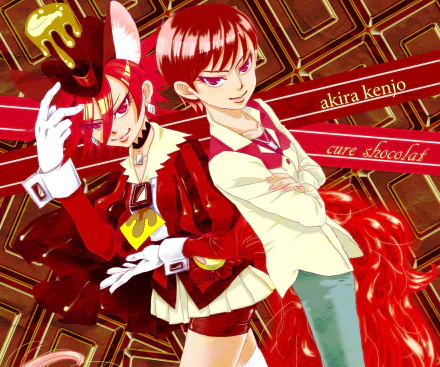 Kenjou Akira Cure Chocolat Anime KiraKira☆Pretty Cure A La Mode HD Desktop Wallpaper | Background Image