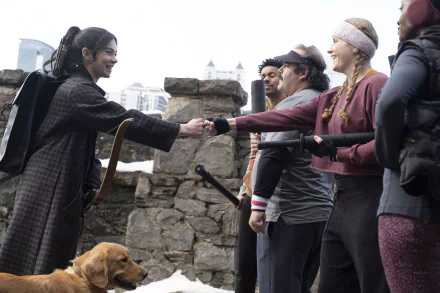 Lucky the Pizza Dog Kate Bishop Hailee Steinfeld TV Show Hawkeye HD Desktop Wallpaper | Background Image