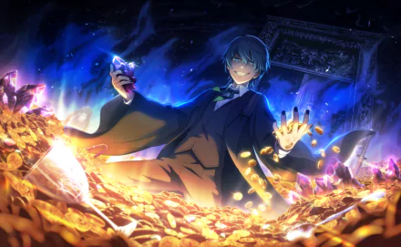 Kaito (Vocaloid) video game Project Sekai: Colorful Stage! feat. Hatsune Miku HD Desktop Wallpaper | Background Image