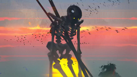 dark skeleton HD Desktop Wallpaper | Background Image