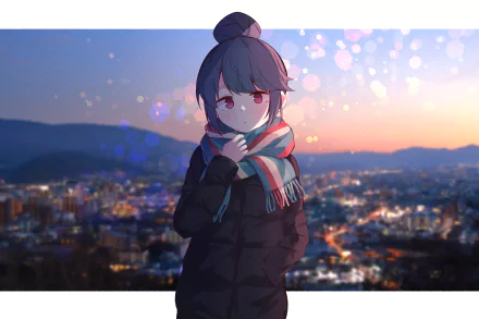 Rin Shima Anime Laid-Back Camp HD Desktop Wallpaper | Background Image