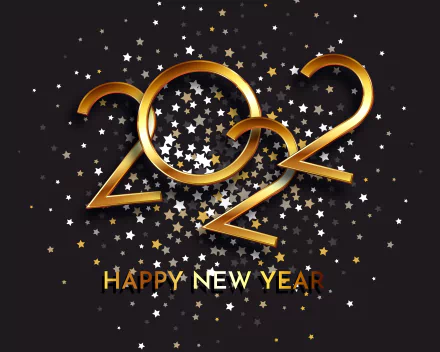holiday New Year 2022 HD Desktop Wallpaper | Background Image