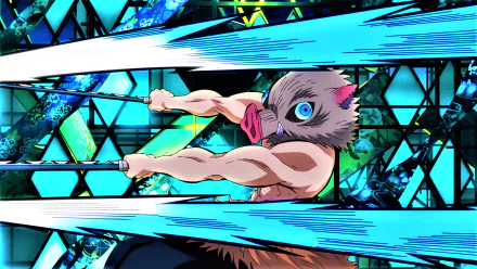 Inosuke Hashibira Anime Demon Slayer: Kimetsu no Yaiba HD Desktop Wallpaper | Background Image