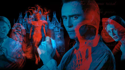 Tom Hiddleston Mia Wasikowska Jessica Chastain movie Crimson Peak HD Desktop Wallpaper | Background Image