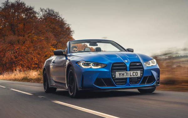 cabriolet BMW M4 Competition M xDrive Cabrio vehicle BMW M4 Competition HD Desktop Wallpaper | Background Image