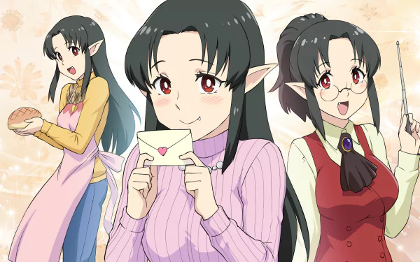 Handa Akemi Anime The Vampire Dies in No Time HD Desktop Wallpaper | Background Image