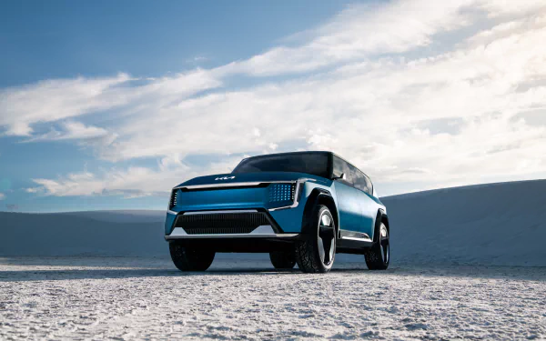 SUV concept car vehicle Kia EV9 HD Desktop Wallpaper | Background Image