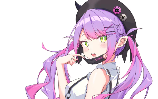 hololive Tokoyami Towa Anime Virtual Youtuber HD Desktop Wallpaper | Background Image