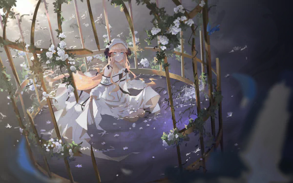 Nightingale (Arknights) video game Arknights HD Desktop Wallpaper | Background Image