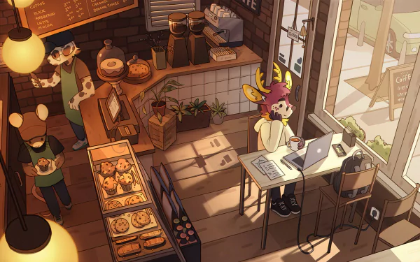 cafe fantasy Animal Fantasy Animal HD Desktop Wallpaper | Background Image