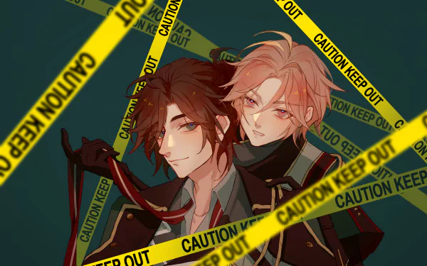 Kohaku Oukawa Madara Mikejima video game Ensemble Stars! HD Desktop Wallpaper | Background Image