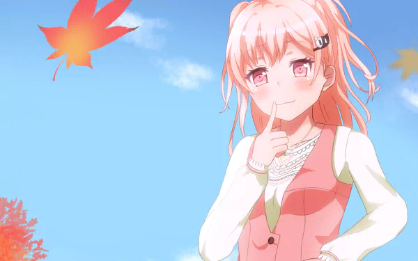 Chisato Shirasagi Anime BanG Dream! Girls Band Party! HD Desktop Wallpaper | Background Image