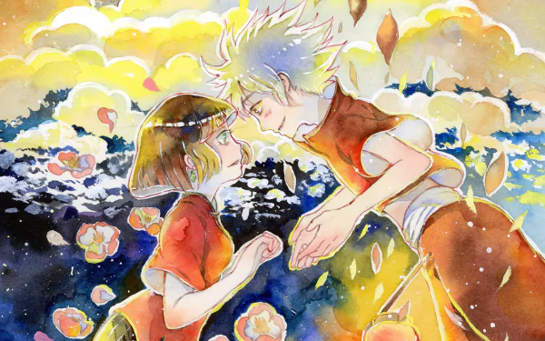 Anime Big Fish & Begonia HD Desktop Wallpaper | Background Image