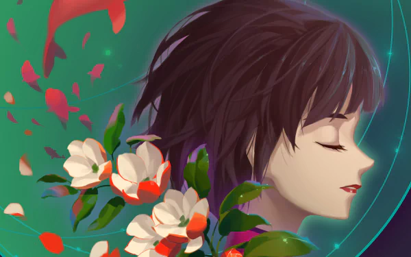 Anime Big Fish & Begonia HD Desktop Wallpaper | Background Image