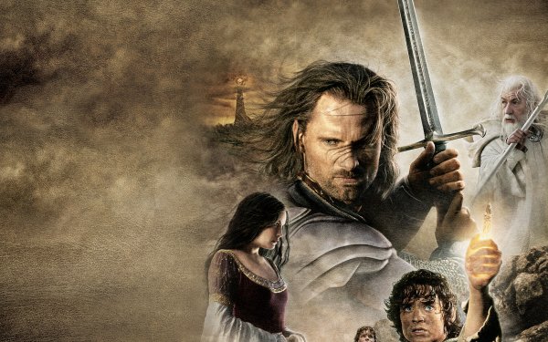 Movie The Lord of the Rings: The Return of the King The Lord of the Rings Movies Ian McKellen Gandalf Viggo Mortensen Aragorn Liv Tyler Arwen HD Wallpaper | Background Image
