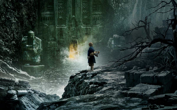 Bilbo Baggins Martin Freeman movie The Hobbit: The Desolation Of Smaug HD Desktop Wallpaper | Background Image