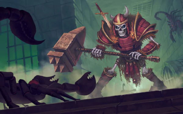 video game Skeletal Avenger HD Desktop Wallpaper | Background Image