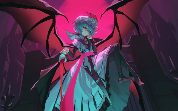 Remilia Scarlet Anime Touhou HD Desktop Wallpaper | Background Image