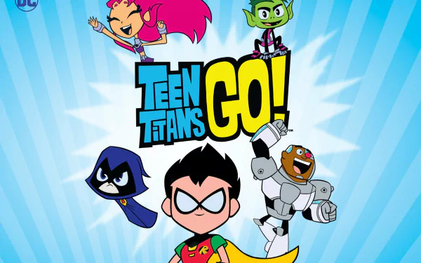 Garfield Logan Starfire (DC Comics) Beast Boy Cyborg (DC Comics) Raven (DC Comics) Dick Grayson Robin (DC Comics) TV Show Teen Titans Go! HD Desktop Wallpaper | Background Image