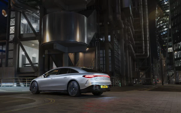 Mercedes-Benz EQS 450 AMG Line vehicle Mercedes-Benz EQS HD Desktop Wallpaper | Background Image