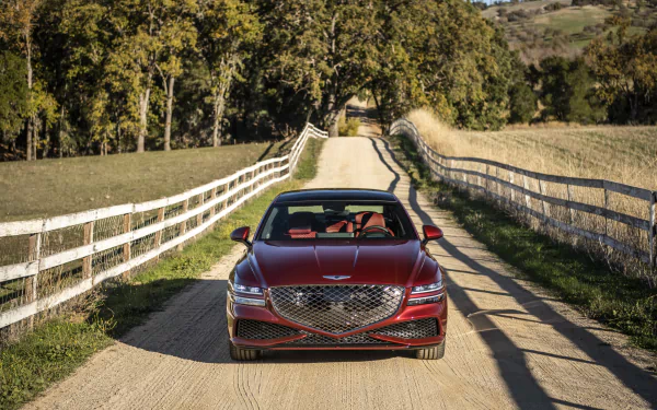 Genesis G80 3.5T AWD Sport vehicle Genesis G80 HD Desktop Wallpaper | Background Image