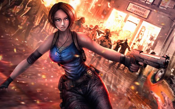 Video Game Resident Evil 3: Nemesis Resident Evil Jill Valentine HD Wallpaper | Background Image