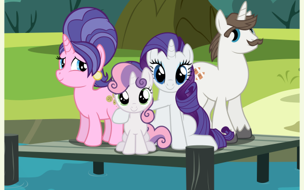 TV Show My Little Pony: Friendship is Magic My Little Pony Rarity Sweetie Belle Hondo Flanks Cookie Crumbles HD Wallpaper | Background Image