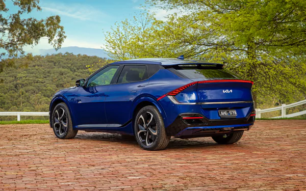 electric car SUV vehicle Kia EV6 GT Line HD Desktop Wallpaper | Background Image