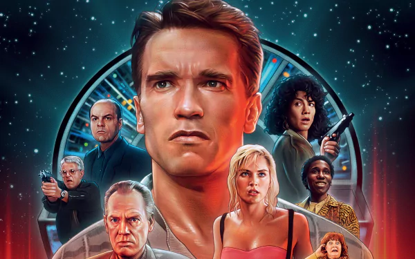 Arnold Schwarzenegger movie Total Recall (1990) HD Desktop Wallpaper | Background Image