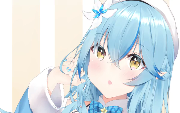 hololive Yukihana Lamy Anime Virtual Youtuber HD Desktop Wallpaper | Background Image