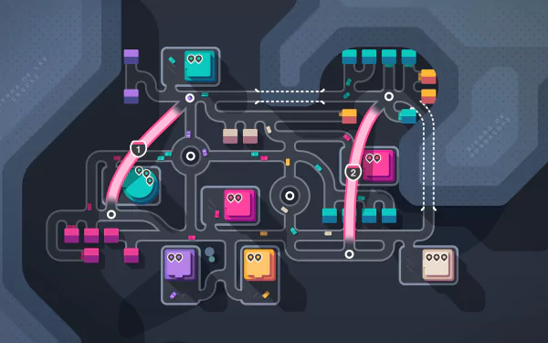 video game Mini Motorways HD Desktop Wallpaper | Background Image