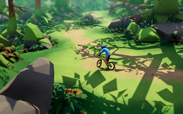 video game Lonely Mountains: Downhill HD Desktop Wallpaper | Background Image